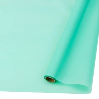 Калька плівка флористична в рулоні Tiffany Blue (матова однотонна 65 см. 8 м (TG-50))