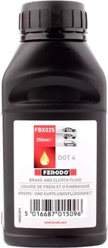 Тормозная жидкость Ferodo DOT 4 0.25 л (FBX025)