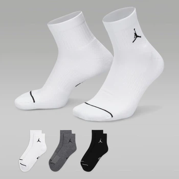 Носки баскетбольные Jordan Everyday Ankle Socks средние 3 пары размер 42-46 (DX9655-911)