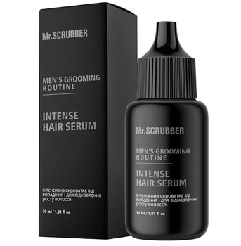Інтенсивна сироватка проти випадання та відновлення росту волосся Men's Grooming Routine Mr.SCRUBBER, 30 мл