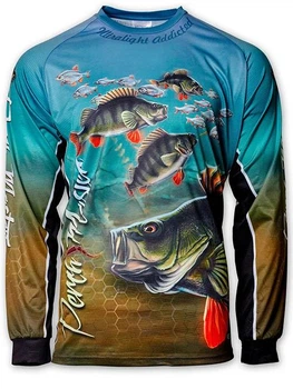 Джерсі дихаюча для риболовлі VA Perch Master розмір 2xL, сонцезахисна з фільтром UPF50+