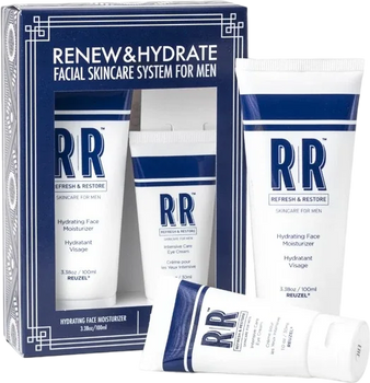 Zestaw do pielęgnacji twarzy Reuzel RR Renew & Hydrate Krem do skóry wokół oczu 30 ml + Krem nawilżający do twarzy 100 ml (0850031020078)