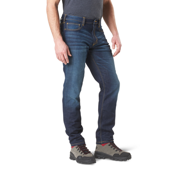 Брюки тактические джинсовые 5.11 Tactical Defender-Flex Slim Jeans W36/L36 Dark Wash Indigo