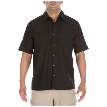 Рубашка тактическая с коротким рукавом 5.11 Freedom Flex Woven S/S S Black
