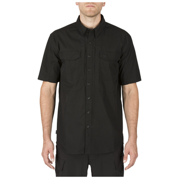 Рубашка тактическая с коротким рукавом 5.11 Stryke™ Shirt - Short Sleeve 2XL Black