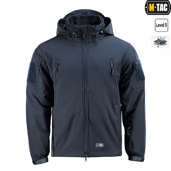 С подстежкой куртка XL Soft Shell Navy M-Tac Dark Blue