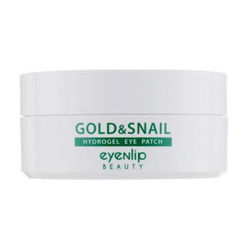 Гидрогелевые патчи EYENLIP Hydrogel Eye Patch Gold & Snail для глаз с золотом и муцином улитки, 60 шт