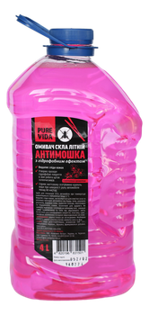 Омивач скла літній Pure Vida Антимошка 4 л квітковий