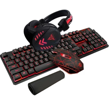 Комплект провідний ігровий 4 в 1 Kit Gamer K59, чорний