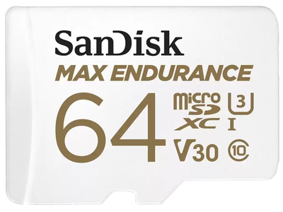 Karta pamięci SanDisk MicroSDXC 64GB UHS-I/U3 Class 10 Max Endurance (SDSQQVR-064G-GN6IA)