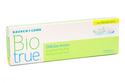 Одноденні контактні лінзи BioTrue Oneday FOR PRESBYOPIA 1уп (5 шт) биотру