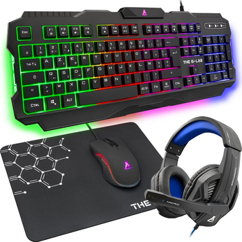Комплект 4 в 1 THE G-LAB Combo Argon E Черный