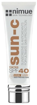 Сонцезахисний крем Nimue Sun-C Tinted SPF 40 Dark 60 мл (6009693493315)