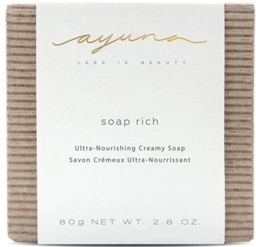 Stałe mydło Ayuna Ultra-Nourishing Creamy Soap Rich 80 g (8437016529867)
