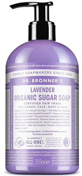 Mydło w płynie Dr. Bronner’s Organic Sugar Lavender 355 ml (0018787830512)
