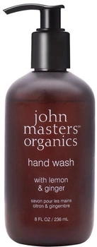 Мило для рук John Masters Organics Lemon & Ginger Hand Wash 236 мл (0669558004337)