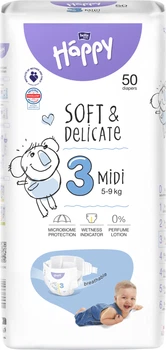 Подгузники Bella Baby Happy Soft & Delicate Midi 5-9 кг 50 шт (5900516605391)