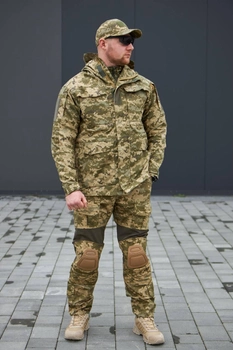 Тактичний костюм Парка Убакс Тактичні штани з наколінниками кепка колір Піксель ріп-стоп 2XL
