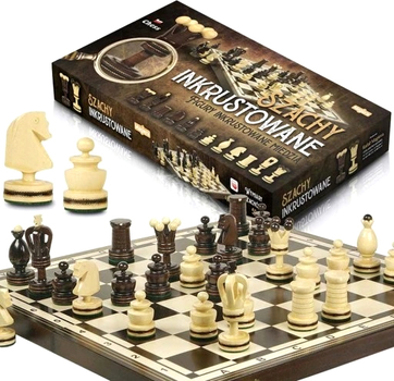 Інкрустовані шахи Magiera Дерев'яні 50 см (5903292830346)