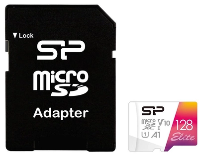 Karta pamięci Silicon Power Elite MicroSDXC UHS-I 128GB (SP128GBSTXBV1V20SP)