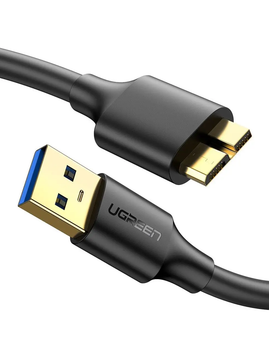 Кабель UGREEN US130 USB 3.0 A Micro USB 3.0 Male Cable 0.5m (Black)(UGR-10840)