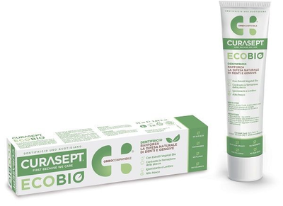 Зміцнююча зубна паста CURASEPT EcoBio 75 мл (8056746071547)