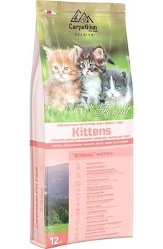 Carpathian Pet Food Kittens Для кошенят усіх порід у віці від 1 місяця до 1 року 12 кг