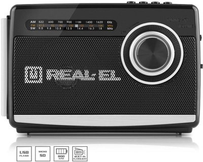 Портативный радиоприёмник Real-El X-510 Черный (EL121800003)
