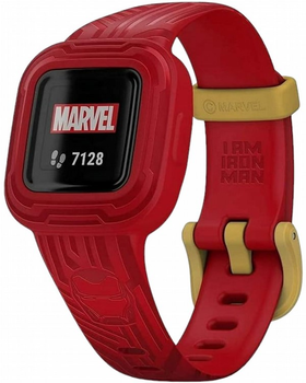 Ремінець Garmin Marvel Iron Man для Garmin Vivofit Junior 3 Red (753759263720)