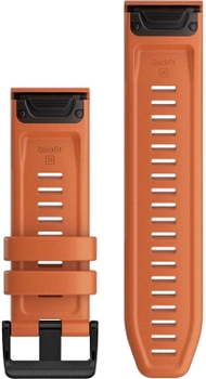 Ремінець Garmin QuickFit для Fenix 6 22 мм Ember Orange (753759233136)