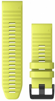 Ремінець Garmin QuickFit для Fenix 6X Amp 26 мм Yellow (753759233266)