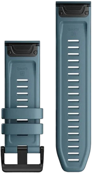 Ремінець Garmin QuickFit для Fenix 6X 26 мм Lakeside Blue (753759233259)
