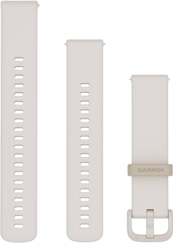 Pasek silikonowy Garmin Quick Release 20 mm Ivory (753759288495)