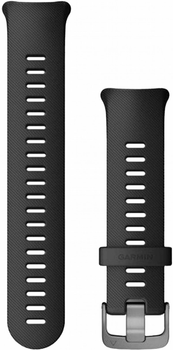 Ремінець силіконовий Garmin для Forerunner 45 Black (753759231224)