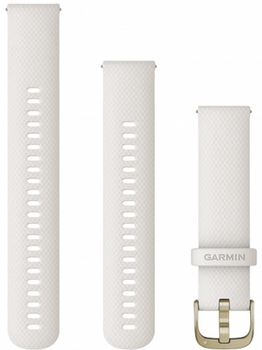 Pasek silikonowy Garmin QuickFit 20 mm Light Cream (753759288396)