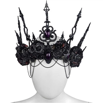 Корона Королева Гертруда SETA Decor 24-549BLK-Plum