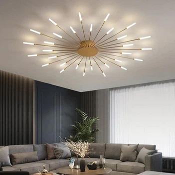 Люстра пристельова Thirty Sunrays Золотистий LED (SDLC-00003)