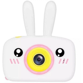 Дитяча фотокамера цифрова Білий Baby Photo Camera Rabbit Х-500
