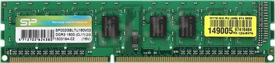 Оперативная память SILICON POWER DDR3 2Gb 1600Mhz б/у