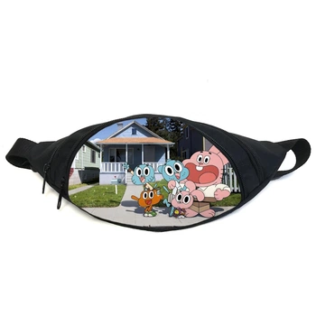 Поясная сумка бананка Удивительный мир Гамбола (GB-G 024) Gear Bag черная