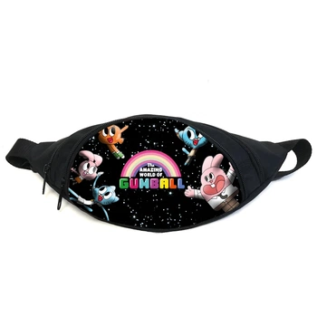 Поясная сумка бананка Удивительный мир Гамбола (GB-G 014) Gear Bag черная