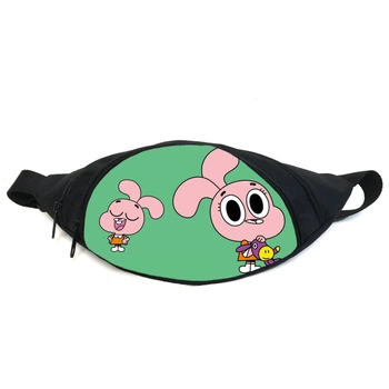 Поясная сумка бананка Удивительный мир Гамбола (GB-G 022) Gear Bag черная