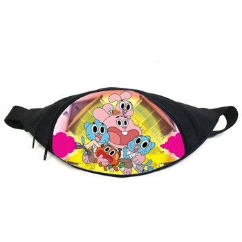 Поясная сумка бананка Удивительный мир Гамбола (GB-G 019) Gear Bag черная