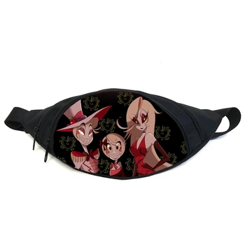 Поясная сумка бананка Отель Хазбин (GB-HH 02) Gear Bag черная