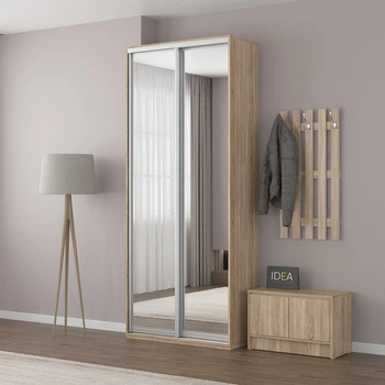 Шафа-купе IDEA серія 5 100 x 45 x 210 см Дуб сонома Дзеркало
