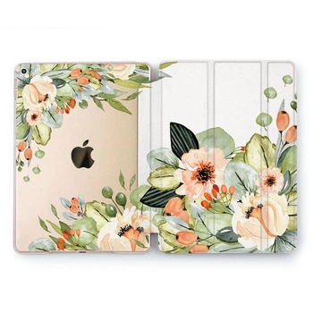Чохол книжка, обкладинка для Apple iPad (Персикові квіти) mini 4 A1538/A1550 айпад міні 7.9 case smart cover