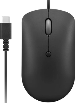 Миша Lenovo 400 USB-C Wired Compact Mouse Black (GY51D20875)