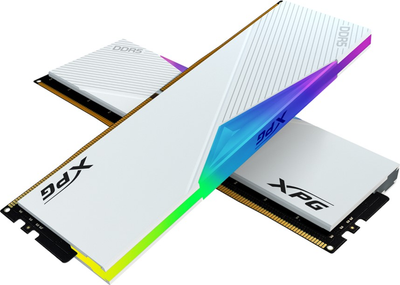 Оперативна пам'ять ADATA DDR5-5600 32768MB PC5-44800 (Kit of 2x16384) XPG Lancer White (AX5U5600C3616G-DCLARWH)