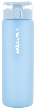 Пляшка-фільтр для води Wessper ActiveMax Clarti Glass Блакитна (WES264-BU)