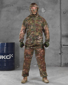 Військовий маскувальний костюм сітка + баф S/M/L мультикам (17073)